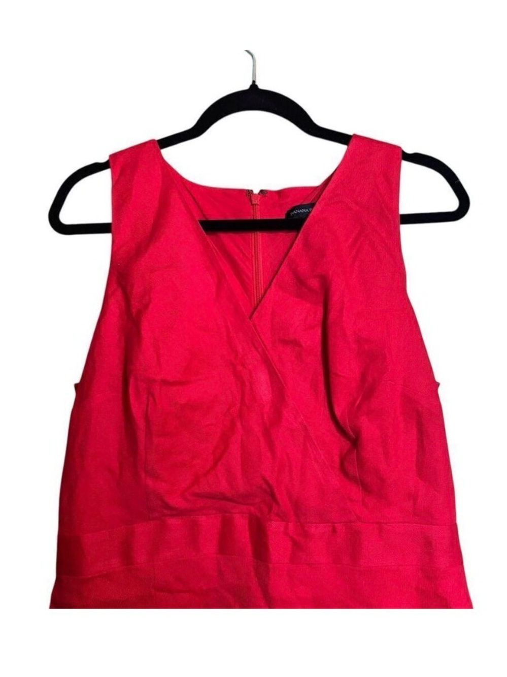 Banana Republic Red Sleeveless Midi Dress